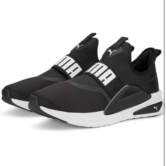 PUMA Mens Softride Enzo Evo Cross Trainer PUMA Mens Navy-Silver Mist-PUMA Mens White 10